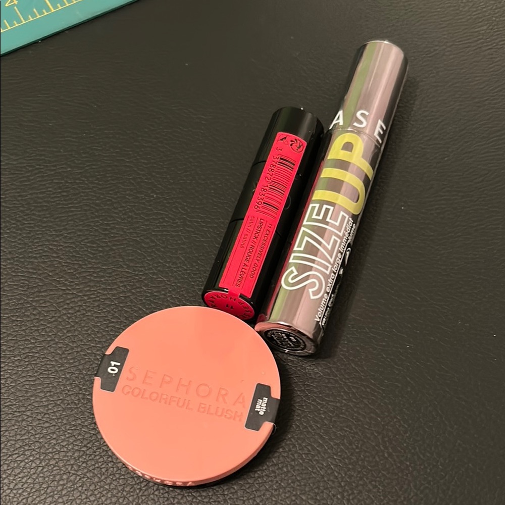 Sephora Makeup Trio Set with Blush, Lipstick, and Mascara